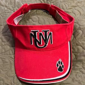 UNM Lobos Red Visor Sports Visor Cap Hat New Mexico Lobos